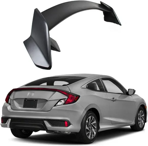 Vista 3 de Alerón trasero para Honda Civic 10th 2D Coupe 2016-2019 tipo R pintado