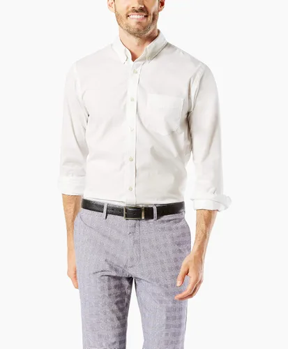 Vista 2 de Dockers Camisa de manga larga con ajuste clásico para hombre (estándar y grande y alto)