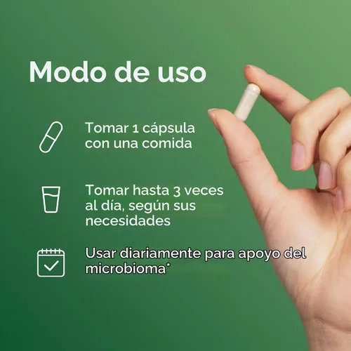 Vista 4 de nbpure Poobiotics Vegan Pre y probióticos (60 cápsulas)
