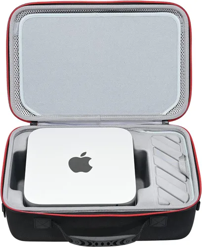 Vista 10 de RLSOCO Funda de viaje para Apple Mac mini M2 Chip (2023) / M2 Pro / M1 y modelo anterior (solo funda)