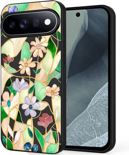 Vista 22 de Unov Funda para Pixel 11 Pro XL, color negro, Dinosaur Land