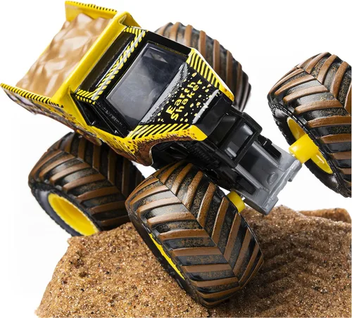 Vista 5 de Monster Jam, Earth Shaker Monster Dirt - Juego de iniciación con 8 onzas de Monster Dirt y juguete oficial de Monster Jam Truck fundido a escala