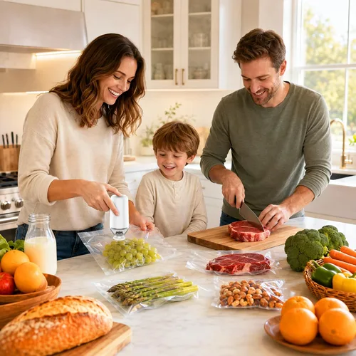 Vista 9 de COO Sellador al vacío para alimentos, sellador portátil de mano