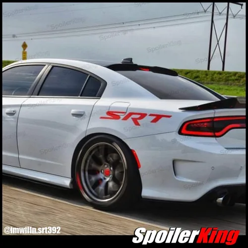 Vista 8 de SpoilerKing Alerón de techo de corte central compatible con Dodge Charger 2015-2023 (380RC)