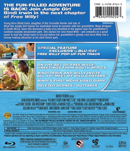 Vista 2 de Free Willy Escape from Pirates Cove Blu-ray