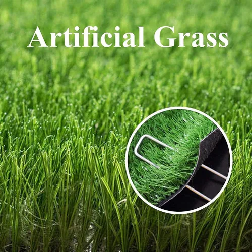 Vista 6 de Zerodis 50 clavos de tierra de jardinería, estacas de acero inoxidable, reutilizables, oblicuos, recortes, estacas de tierra para fijar telas