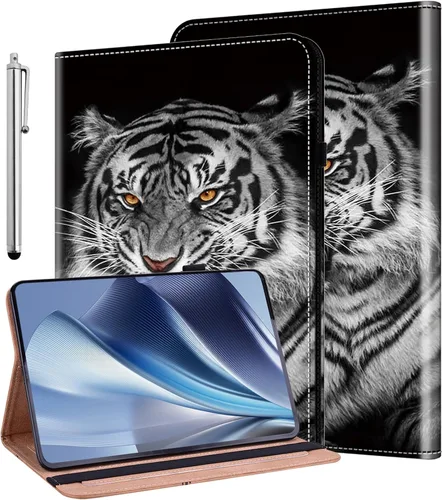 Vista 39 de ALILANG Funda para Samsung Galaxy Tab S5e de 10,5 pulgadas con lápiz capacitivo, a prueba de golpes plegable, negro (black horse)
