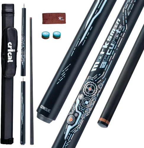 Vista 10 de CRICAL Serie de taco de salto y quiebre de fibra de carbono de 3 piezas, taco de salto profesional y potente con punta de 12.9mm y articulación