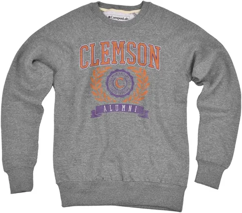 Vista 43 de Campus Lab Collegiate Classic Alumni Seal - Sudadera unisex con cuello redondo para adultos