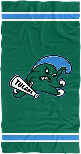 Vista 25 de LOGOVISION Manta Abilene Christian University, 30 x 60 pulgadas, logotipo primario CottonFront/PolyBackBeachTowel