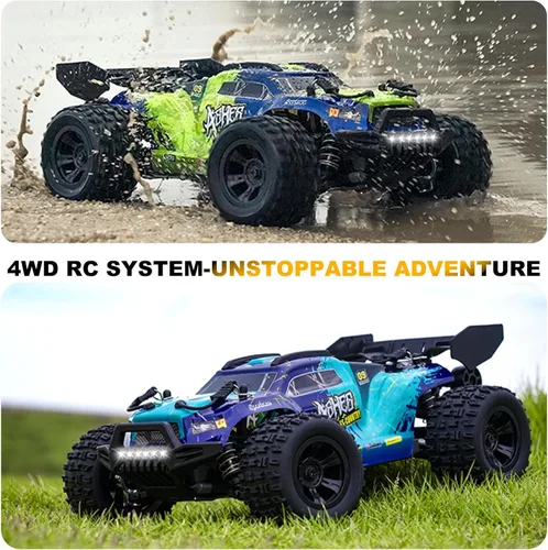 Vista 6 de Coche RC de alta velocidad 4WD a escala 1:18, camión de control remoto todoterreno de 25 MPH para adultos y adolescentes, vehículo eléctrico todo