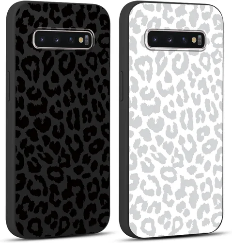 Vista 59 de Pack de 2 fundas con estampado de guepardo para Samsung Galaxy A03s 4G de 6.5", fundas de diseño de patrón de leopardo de lujo, de silicona suave