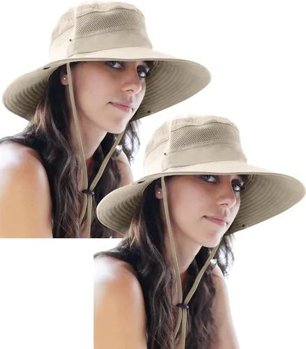 Vista 25 de GearTOP Safari Hat for Men Sun Hats for Women UV Protection UPF 50+ Fishing, Gardening, Hiking Hat (22-23 1/2")