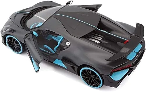 Vista 3 de Maisto Tech Bugatti Divo Gris Oscuro 1/24 Diecast Modelo Auto