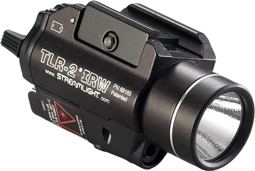 Vista 3 de Streamlight 69165 TLR-2 IRW - Luz táctica con láser IRW, color negro Luz táctica de pistola con láser IR integrado para operaciones con poca luz
