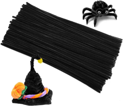 Vista 15 de Eppingwin Limpiapipas multicolor, tallos de felpilla de 12 pulgadas para manualidades, limpiapipas, suministros de manualidades para proyectos