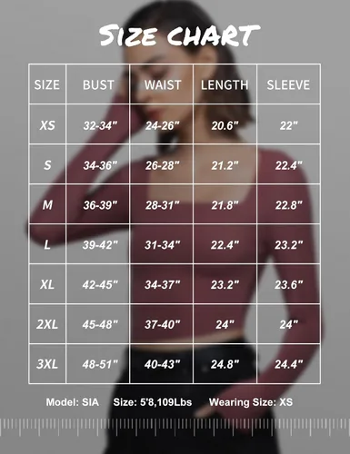 Vista 2 de PUMIEY Camisetas de manga larga con cuello cuadrado para mujer, ajustadas, camiseta básica Smoke Cloud Pro Collection