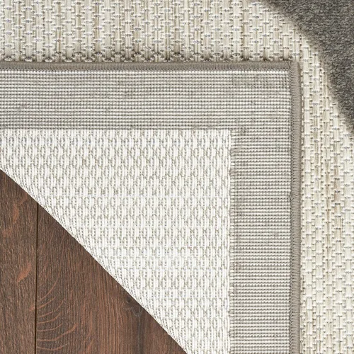 Vista 8 de Nourison Home Aloha - Alfombra beige de 2 pies 3 pulgadas x 12 pies, fácil de limpiar, no se desprende, para dormitorio, sala de estar, comedor