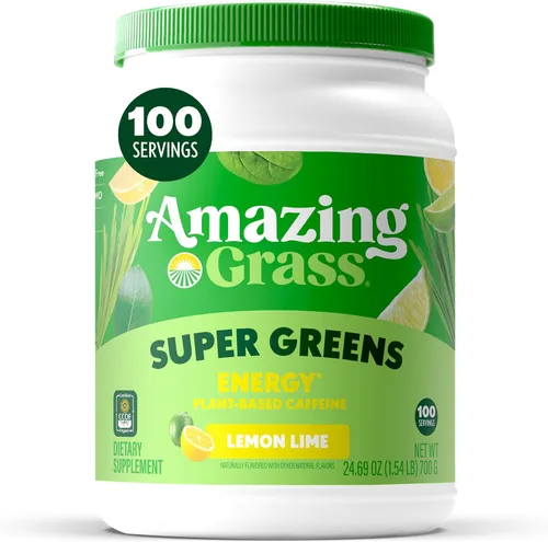 Vista 18 de Amazing Grass Mezcla de vegetales verdes Alcalinizante y Desintoxicante: Mezcla para batidos, Limpieza con super vegetales y polvo de raíz