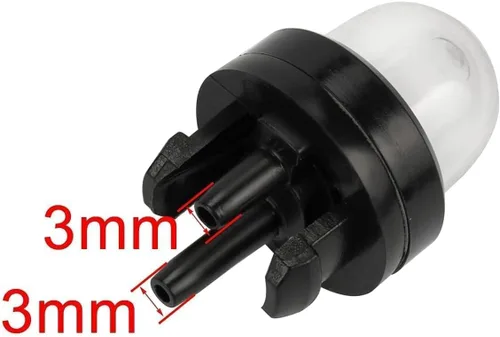 Vista 3 de GDAOJGUHPOQ 188-512-1 - Bombilla de imprimación a presión para motor pequeño de 2 ciclos Poulan Echo Chainsaw Ryobi BP42 Homelite Bolens recortadora