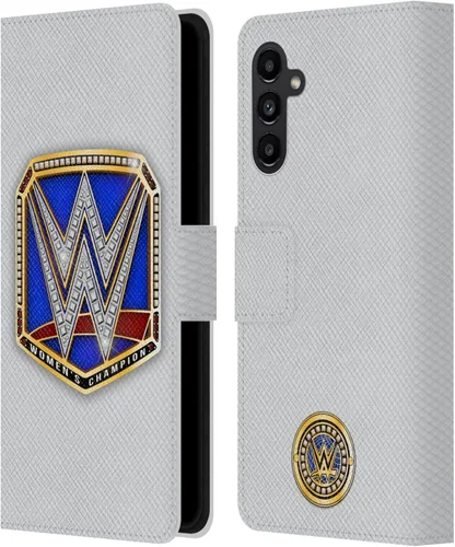 Vista 191 de Head Case Designs Officially Licensed WWE Cruiserweight Champion Title Belts Leather Wallet Case Compatible with Samsung Galaxy A07 4G Campeón