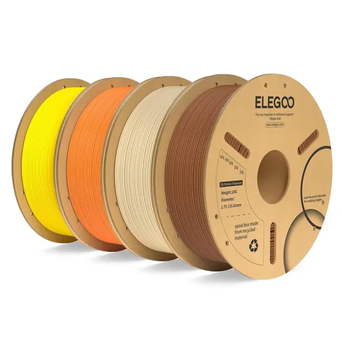 Vista 57 de ELEGOO Paquete de filamento PLA Plus negro 10KG, filamento para impresora 3D PLA+ resistente de 1.75mm precisión dimensional +/- 0.02mm, paquete