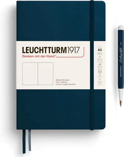 Vista 8 de LEUCHTTURM1917 373976 Cuaderno mediano (A5), tapa dura, 251 páginas numeradas, cereza, liso