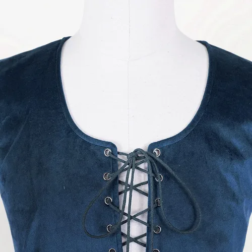 Vista 5 de Tyuduo Chaleco pirata medieval renacentista gótico steampunk para hombre