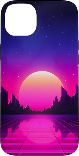 Vista 15 de Retrowave Vaporwave Synthwave 80s Style Case for iPhone 17