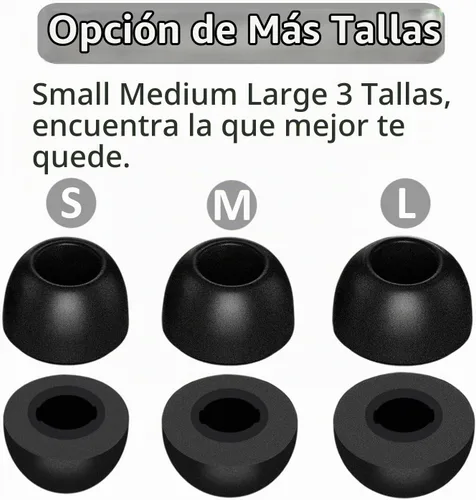 Vista 7 de Puntas de espuma viscoelástica compatibles con Galaxy Buds Pro/Galaxy Buds 2 / Galaxy Buds Plus de repuesto, cancelación de ruido perfecta, cabe