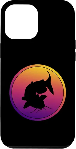 Vista 6 de iPhone 15 Synthwave Fishing Retrowave Catfish Fisherman Case