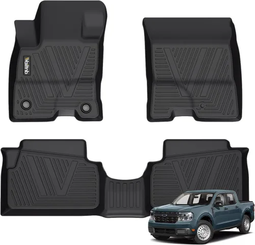 Vista 21 de Tapetes de piso para todo clima y forro de carga con respaldo para Chevrolet Suburban de 7 asientos 2021-2025 / GMC Yukon XL de 7 asientos