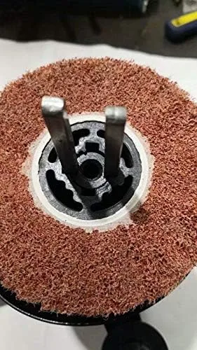 Vista 5 de Rueda abrasiva Adaptador de conversión de rueda de tira de carburo de silicio 5/8 "-11 Amoladora de roscas convertirse en bruñidor Máquina
