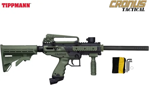 Vista 9 de Maddog Tippmann Cronus - Marcador táctico de titanio para pistola de paintball