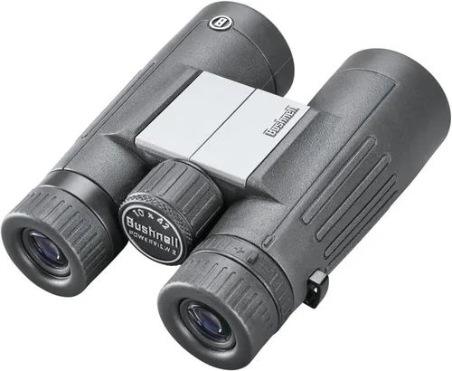 Vista 2 de Bushnell PowerView 2 - Binoculares de alta definición con lentes multicapa, chasis de aleación de aluminio duradero, amplio campo de visión, ideal