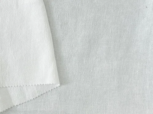 Vista 5 de Tela de lino y algodón de sarga gris Material versátil y duradero, ideal para ropa, costura y manualidades
