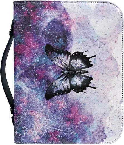 Vista 40 de TODIYADDU Cubierta de la Biblia Personalizable Personalizable PU Biblia Protector Libro Cubierta de la Biblia Bolsa de asas