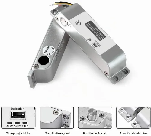 Vista 2 de Cerradura de perno de caída eléctrica DC 12V a prueba de fallas NC Modo Cerradura de puerta electrónica para control de acceso Seguridad - Montaje