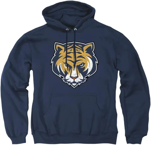Vista 165 de Distressed College Primary Logo Adult Pullover Hoodie Collection 1 Universidad Estatal de Albany
