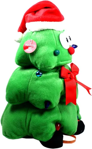 Vista 2 de Cuddle Barn Rockin Robbie El Árbol de Navidad que Canta y Baila, 12