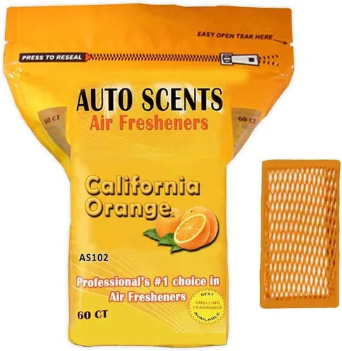 Vista 3 de Almohadillas ambientadoras profesionales de aroma a cereza silvestre – Eliminadores de olores resistentes para automóviles, hogares, casas rodantes