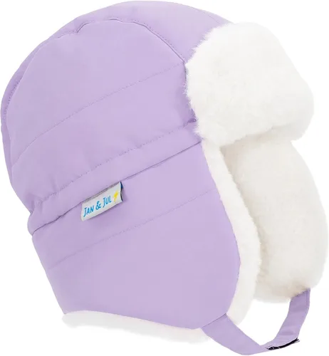 Vista 16 de JAN & JUL Gorro de invierno impermeable para bebés y niños Oso