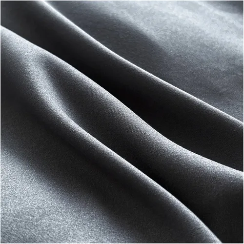 Vista 3 de Cama, Queen/L Negro Color Sólido Algodón Funda Nórdica Funda Nórdica