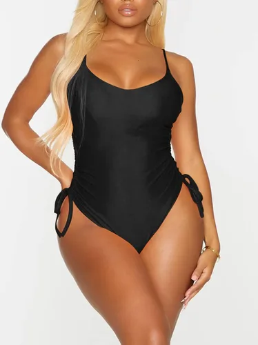 Vista 4 de Traje de baño sexy de una pieza para mujer con control de abdomen