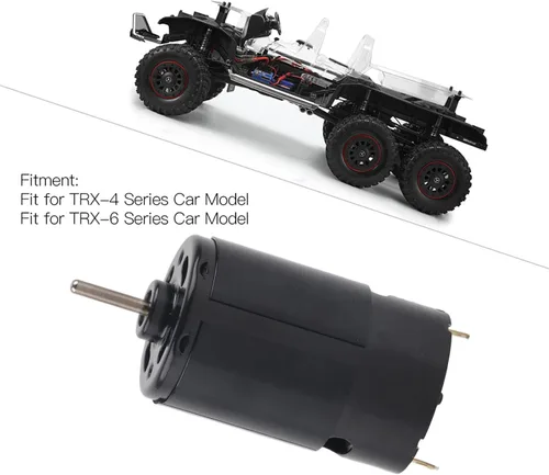 Vista 4 de POCREATION Motor cepillado, 12T, 21T, 29T, 35T, 550, rodamiento de bolas de alta precisión, motor cepillado a control remoto, bobinado multipolo