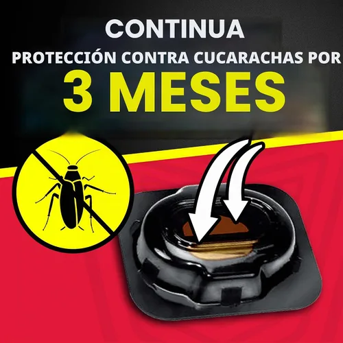 Vista 2 de Raid Double Control - Cebos pequeños para cucarachas y tapones para huevos, 12 unidades (paquete de 3)
