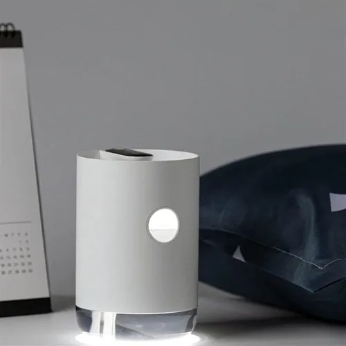 Vista 4 de Inicio Humidificador de aire portátil USB Aroma Agua Mist Difusor Batería Vida Show Aromaterapia Humidificador Niebla