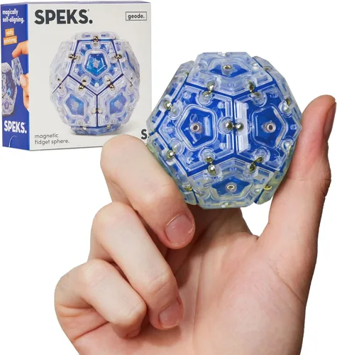 Vista 10 de Speks Geode - Juguete magnético antiestrés, juguete de escritorio sensorial para adultos y adolescentes de 14 años en adelante, regalo