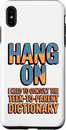 Vista 11 de Hang On I Need The Teen-to-Parent Dictionary Case for iPhone 17