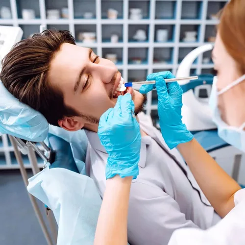 Vista 6 de Bolsa de 100 eyectores de saliva desechables dentales, puntas de succión dental, tubo aspirador de saliva y puntas de succión de evacuación, cuerpo